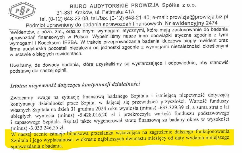510803304_1288769323255567_7906107720334258733_n Szpital w Nidzicy też w kryzysie, zarząd z ledwo zdobytym wotum❗🏥