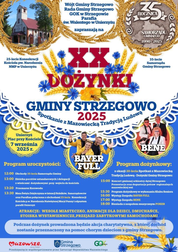 538700511_1206860491474092_1955396637240117219_n-1-724x1024 📰 XX Dożynki Gminy Strzegowo 2025 – Spotkanie z Mazowiecką Tradycją Ludową 🌾🎶